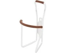 Brave Alu-Leder-Flaschenhalter Silber