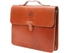 Brave Leder-Rahmentasche Braun