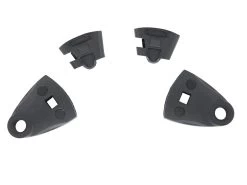 Contec Strebenclip Paar Kunststoff Schwarz