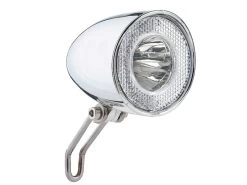 Contec Retro Classic LED-Scheinwerfer Silber Mit Schalter/Standlicht