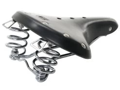 Contec Classic Exclusiv Touring Herren Ledersattel Coffee