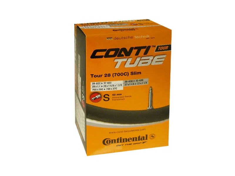 Continental Schlauch Tour 28 Slim SV42 1 Continental Schlauch Tour 28 Slim SV42
