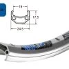 26 Zoll 19-559 Exal MX19 Alufelge Silber Geöst 36L