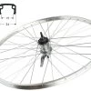 Hinterrad 24 Zoll 19-507 Schürmann Sport Silber Mit Shimano Nexus 3-Gang Rücktritt 120mm Mit Silbernen Speichen
