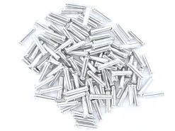 Shimano Quetschkappen Silber 1.6mm 100Stk