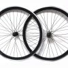Singlespeed-Laufradsatz Schwarz-matt 28 Zoll 14-622