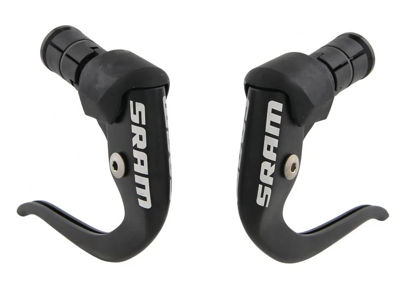 Sram 500 TT Lenkerenden-Bremshebelset Schwarz 1 Sram 500 TT Lenkerenden-Bremshebelset Schwarz