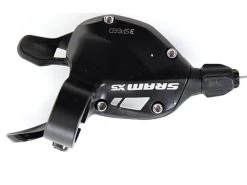 Sram X5 Daumenschalthebel Schwarz 3-Gang Links