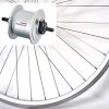 Vorderrad Exal XP19 Silber Mit Shimano Nabendynamo DH-C3000 Silber Mutternachse / 28 Zoll 19-622